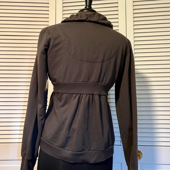 Wet Seal vintage field jacket fitted sweatshirt fabric size Junior Xl - Picture 3 of 7